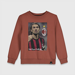 Детский свитшот Paolo Cesare Maldini - Milan, captain