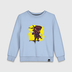 Свитшот хлопковый детский Big Boss whith gun, цвет: мягкое небо