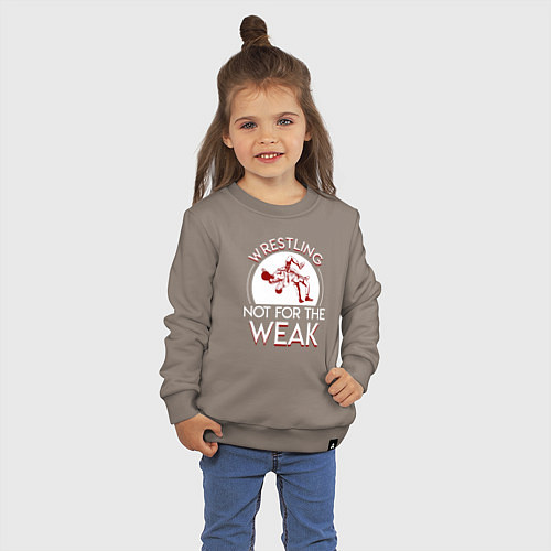 Детский свитшот Борьба не для слабаков / Утренний латте – фото 3