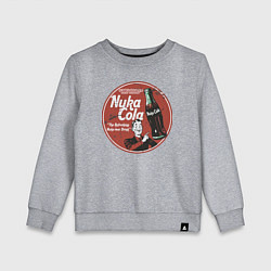 Свитшот хлопковый детский Nuka Cola Ice Cold Retro, цвет: меланж