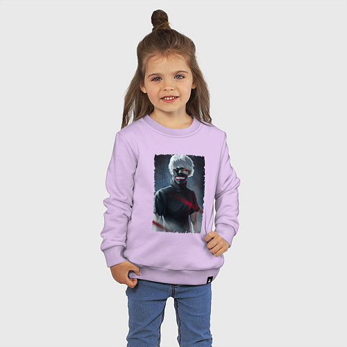 Детский свитшот Опасный Кен / Лаванда – фото 3
