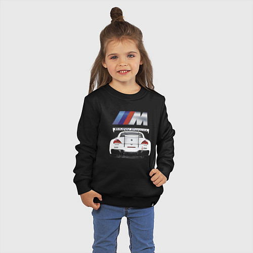 Детский свитшот BMW Power Motorsport / Черный – фото 3