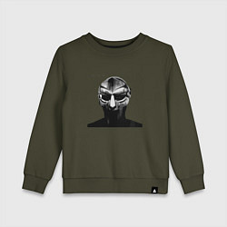 Свитшот хлопковый детский Madvillainy, цвет: хаки