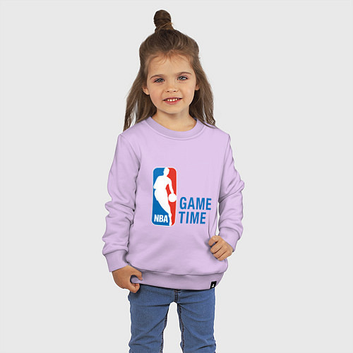 Детский свитшот NBA Game Time / Лаванда – фото 3