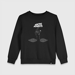 Свитшот хлопковый детский Arctic Monkeys mardy bum, цвет: черный