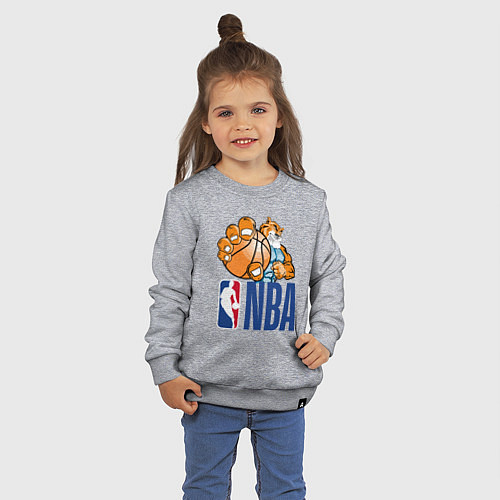 Детский свитшот NBA Tiger / Меланж – фото 3