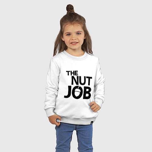 Детский свитшот The nut job / Белый – фото 3