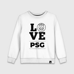 Детский свитшот PSG Love Классика