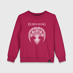 Свитшот хлопковый детский ДРЕВО ELDEN RING, цвет: маджента