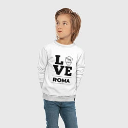 Свитшот хлопковый детский Roma Love Классика, цвет: белый — фото 2