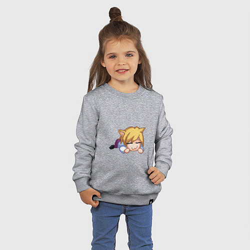 Детский свитшот Неко-Арк / Меланж – фото 3