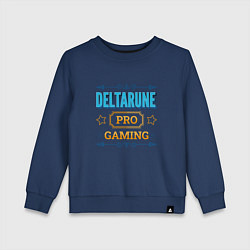 Свитшот хлопковый детский Игра Deltarune PRO Gaming, цвет: тёмно-синий