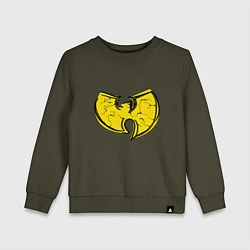 Свитшот хлопковый детский Style Wu-Tang, цвет: хаки