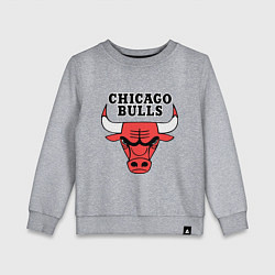 Свитшот хлопковый детский Chicago Bulls, цвет: меланж