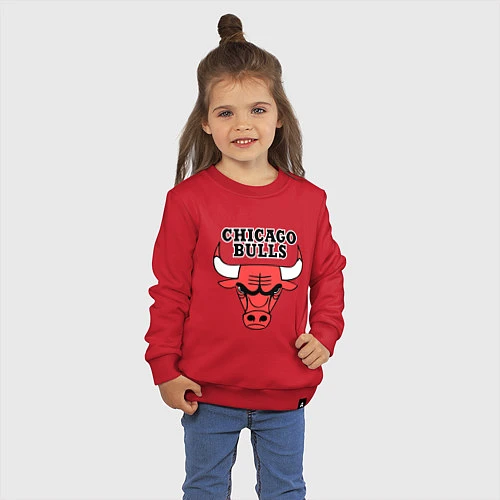 Детский свитшот Chicago Bulls / Красный – фото 3