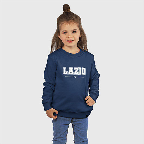 Детский свитшот Lazio football club классика / Тёмно-синий – фото 3