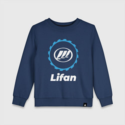 Свитшот хлопковый детский Lifan в стиле Top Gear, цвет: тёмно-синий