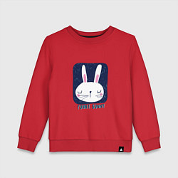 Свитшот хлопковый детский Funny - Bunny, цвет: красный