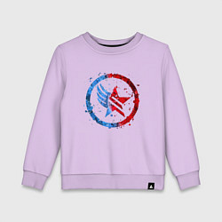 Свитшот хлопковый детский Mass Effect Renegade - Paragon Combo, цвет: лаванда