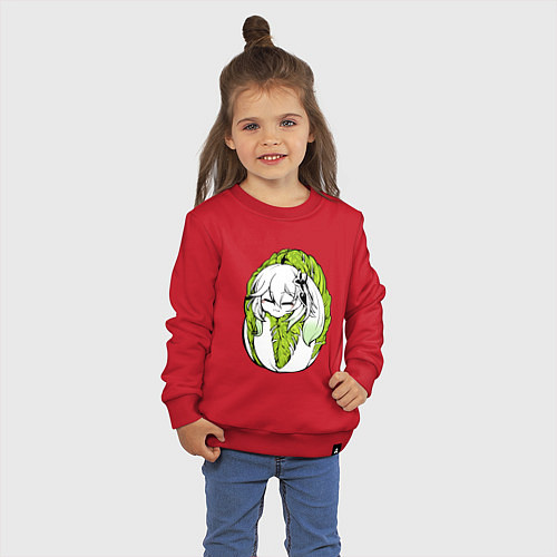 Детский свитшот Капуста-Нахида / Красный – фото 3