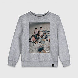 Свитшот хлопковый детский Stray Kids Maxident, цвет: меланж