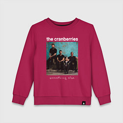 Свитшот хлопковый детский The Cranberries rock, цвет: маджента