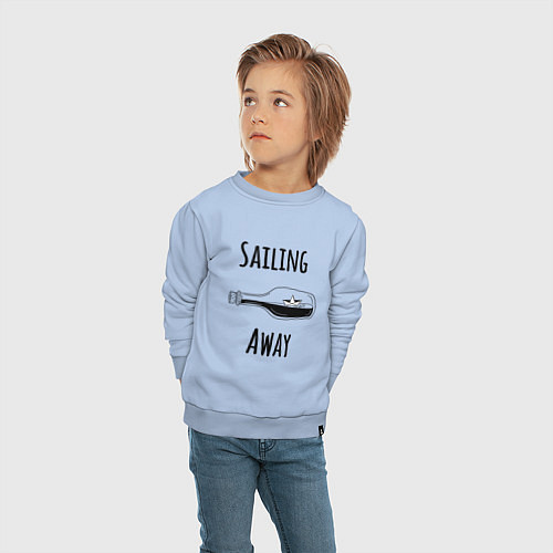 Детский свитшот Sailing away / Мягкое небо – фото 4