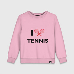 Детский свитшот I Love Tennis