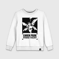 Свитшот хлопковый детский LP Hybrid Theory, цвет: белый