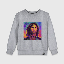 Детский свитшот Jim Morrison Strange colors Art