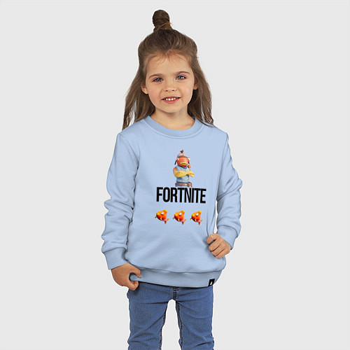 Детский свитшот Карась Фортнайт / Мягкое небо – фото 3