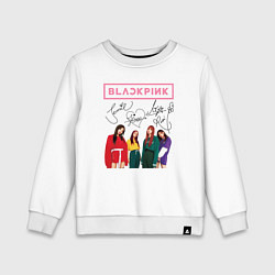 Детский свитшот Blackpink Lisa Jisoo Jennie Rose