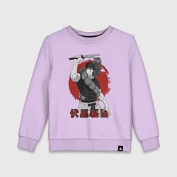 Свитшот хлопковый детский Фушигуро, цвет: лаванда