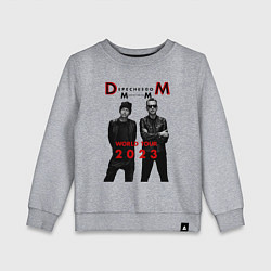 Свитшот хлопковый детский Depeche Mode - Memento Mori, цвет: меланж