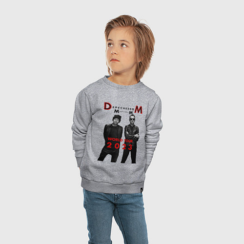 Детский свитшот Depeche Mode - Memento Mori / Меланж – фото 4