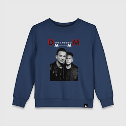 Свитшот хлопковый детский Depeche Mode 2023 Memento Mori - Dave & Martin 09, цвет: тёмно-синий