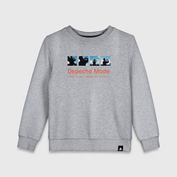 Свитшот хлопковый детский Depeche Mode - World In My Eyes Single, цвет: меланж