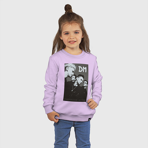 Детский свитшот Depeche Mode 90 Violator / Лаванда – фото 3
