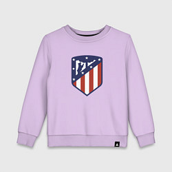 Свитшот хлопковый детский Atletico Madrid FC, цвет: лаванда