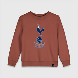 Свитшот хлопковый детский Tottenham Hotspur fc sport, цвет: кирпичный