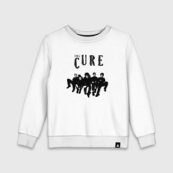Свитшот хлопковый детский The Cure - A Band, цвет: белый