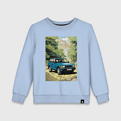 Свитшот хлопковый детский Land Rover - Range Rover 1998, цвет: мягкое небо