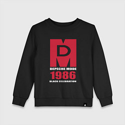 Свитшот хлопковый детский Depeche Mode - Black Celebration album merch, цвет: черный