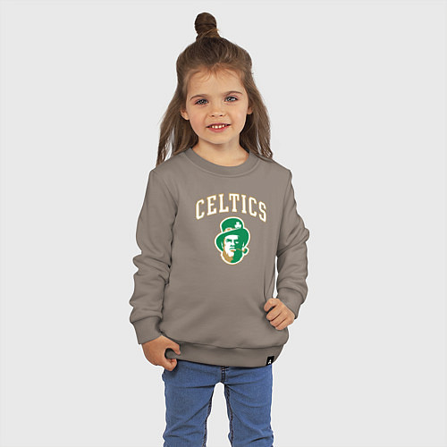 Детский свитшот Celtics / Утренний латте – фото 3