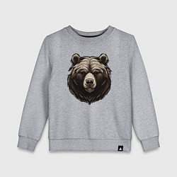 Свитшот хлопковый детский Хозяин тайги, цвет: меланж