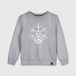 Детский свитшот Peace snow