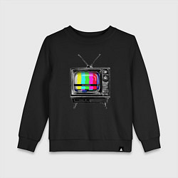Детский свитшот Старый телевизор no signal