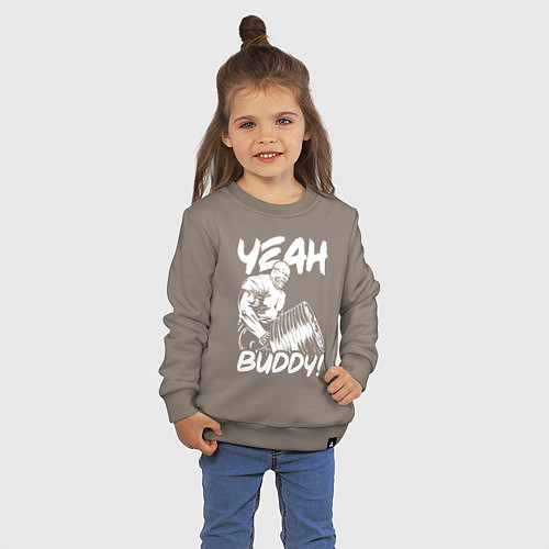 Детский свитшот Ронни Коулман / Утренний латте – фото 3