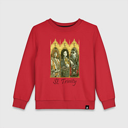 Свитшот хлопковый детский St trinity, цвет: красный