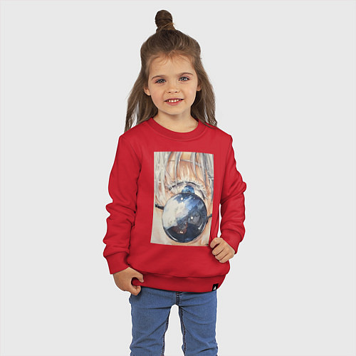 Детский свитшот Годжо Сатору Юдзи Итадори / Красный – фото 3